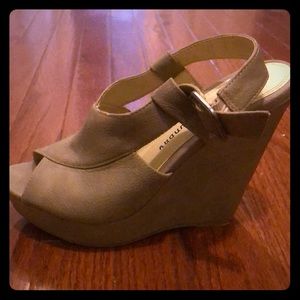 Tan wedges